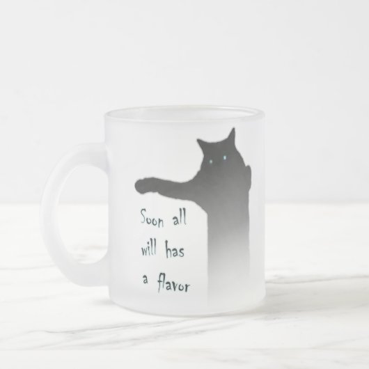 Longcat Tacgnol alles hat ein Aroma Mattglastasse (Links)