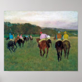 Longchamp Race Horse, Edgar Degas Poster (Vorne)