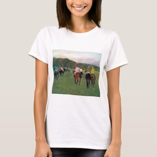 Longchamp Race Horse, Edgar Degas T-Shirt (Vorderseite)