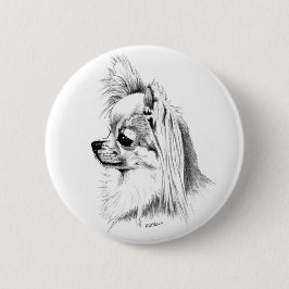 Longcoat Chihuahua Button