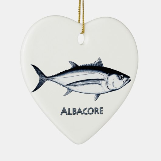 Longfin Albacore-Thunfisch-Logo Keramikornament (Rechts)