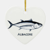 Longfin Albacore-Thunfisch-Logo Keramikornament (Vorne)