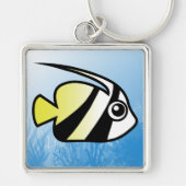 Longfin Bannerfish Schlüsselanhänger (Vorne)