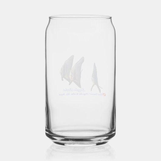 Longfin Batfish Dosenglas (Rückseite)