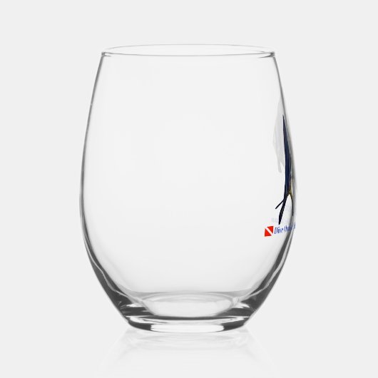 Longfin Batfish Weinglas Ohne Stiel (Rechts)