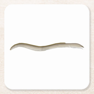Longfin Snake-ael Rechteckiger Pappuntersetzer