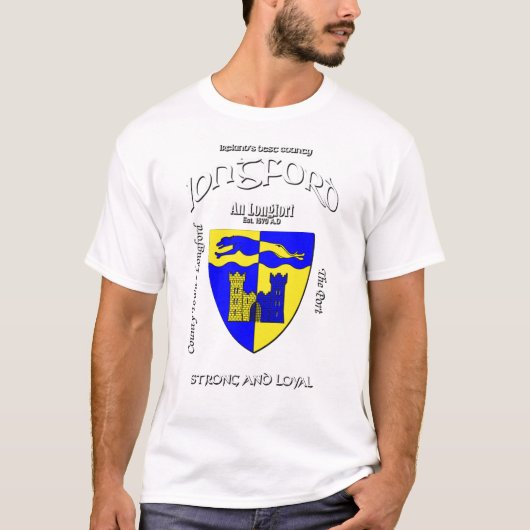 Longford Ireland Wappen T - Shirt (Vorderseite)