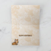 Longhair Chihuahua Fairy Birthday Karte (Innenseite)