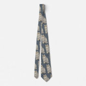 Longhair Tabby Cat Neck Tie Krawatte (Rückseite)