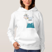 Longhorn-Bergziege Hoodie (Vorderseite)