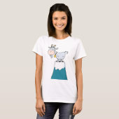 Longhorn-Bergziege T-Shirt (Vorne ganz)