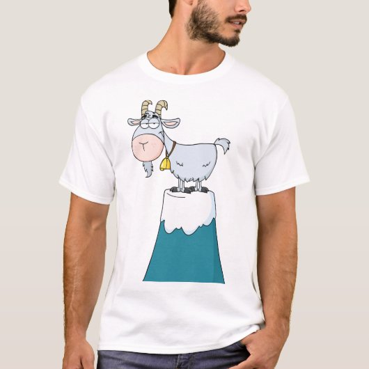 Longhorn-Bergziege T-Shirt (Vorderseite)