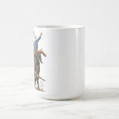 Longhorn Bull Rider Rodeo Power Western Art Kaffeetasse (Mittel)