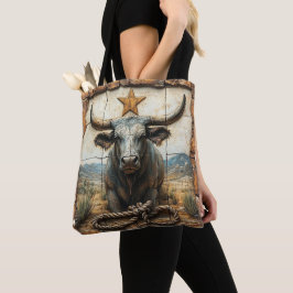 Longhorn Bull Rope Gold Star Wüstenberg Tasche