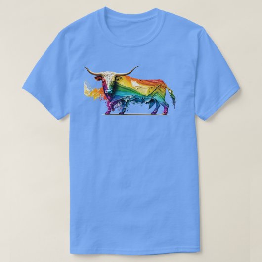 Longhorn Bull T-Shirt (Design vorne)