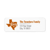 Longhorn Burnt Orange Texas Heart (Vorne)