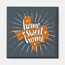 Longhorn Burnt Orange Zuhause Sweet Zuhause Texas Magnet