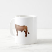 Longhorn Cattle Kaffeetasse (Vorderseite Links)