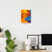 Longhorn Cavern Staat Park Texas Vintag Poster (Heimbüro)