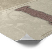 Longhorn Country Poster -60x40 - andere Größen (Ecke)