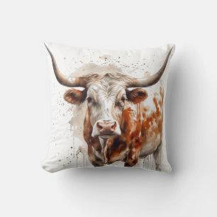 Longhorn-Erbe Kissen