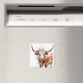 Longhorn-Erbe Magnet (In Situ (Geschirrspüler))