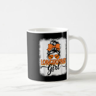 Longhorn Girl Tee Unordentliche Frisur Bekleidung  Kaffeetasse