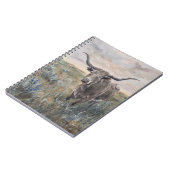 "Longhorn" handbemalt Notizblock (Linke Seite)