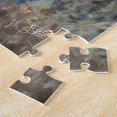 "Longhorn" handbemalt Puzzle (Seite)