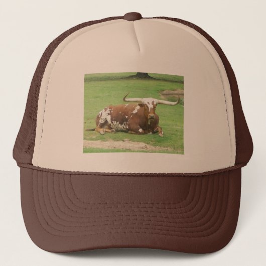 Longhorn Hat Truckerkappe (Vorderseite)