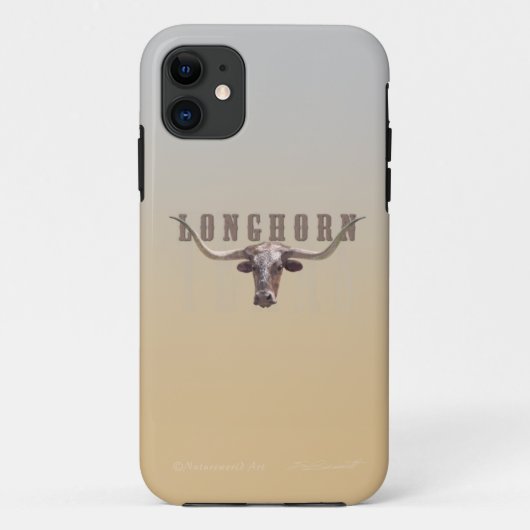 Longhorn iPhone5 Leuchtpult Case-Mate iPhone Hülle (Rückseite)