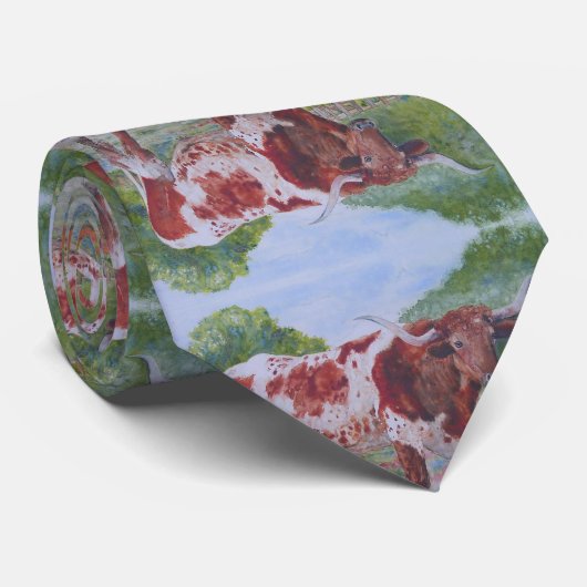 Longhorn Krawatte (Gerollt)