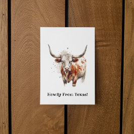 Longhorn Legacy, Brauch Postkarte