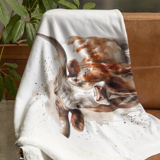 Longhorn Legacy Fleecedecke