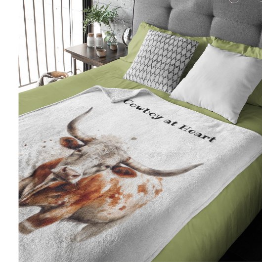 Longhorn Legacy, individuell   Fleecedecke