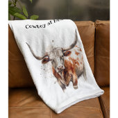 Longhorn Legacy, individuell   Fleecedecke
