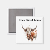 Longhorn Legacy, individuell Magnet (Vorderseite/Rückseite)