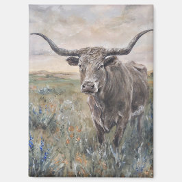 ""Longhorn" Magnet