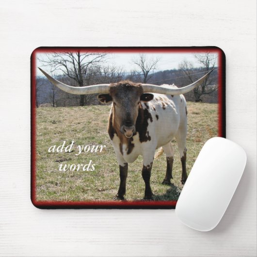 Longhorn Mousepad-fertigen besonders an Mousepad (Mit Mouse)