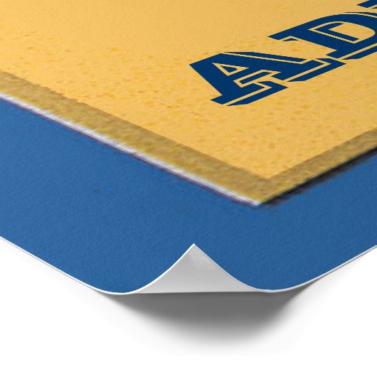 Longhorn Poster, bearbeiten Text, Poster (Ecke)