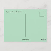 Longhorn Rind in Atlanta Texas Postkarte (Rückseite)