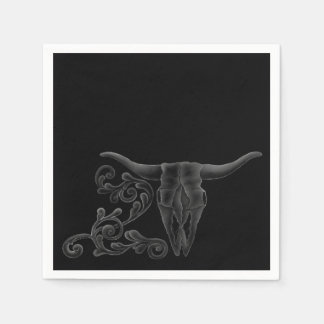 'Longhorn Scroll' Napkins Serviette