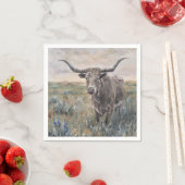 "Longhorn" Serviette (Beispiel)