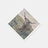 "Longhorn" Serviette (Ecke)