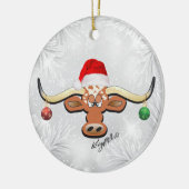 Longhorn Steer Christmas Ornament (Links)