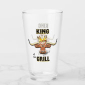 Longhorn Steer Glass Glas (Vorderseite)