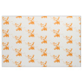 Longhorn Steer Head mit Cowboy-Hut I Stoff (Fat Quarter (45,7 x 55,9 cm))