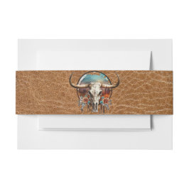 Longhorn Steer Medallion Belly Band