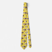 Longhorn Steer Team Mascot Football Necktie Krawatte (Vorderseite)