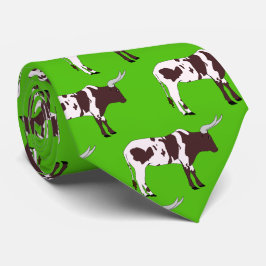 Longhorn Steer Team Mascot Football Necktie Krawatte